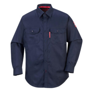 FR89 - Bizflame 88/12 FR Work Shirt Navy