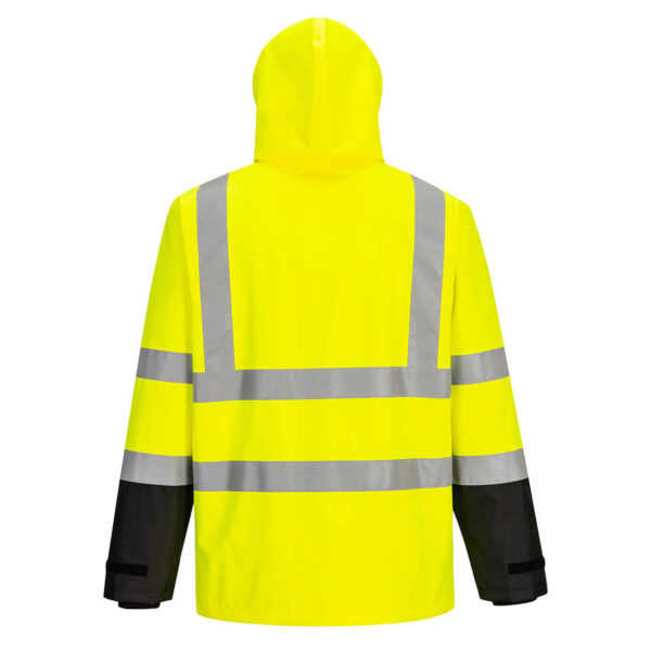 S362 - Hi-Vis 3-in-1 Contrast Traffic Jacket Orange/Black - Image 5