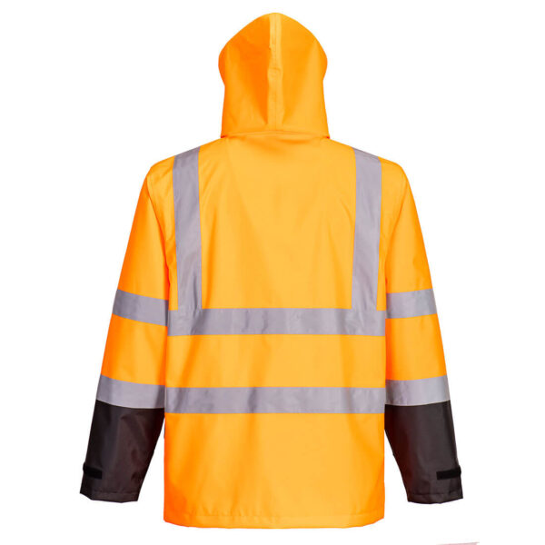 S362 - Hi-Vis 3-in-1 Contrast Traffic Jacket Orange/Black - Image 3