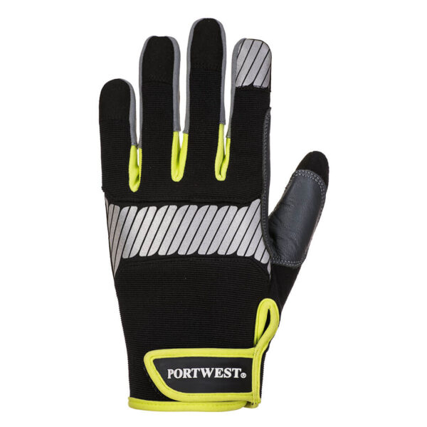 A770 - PW3 General Utility Glove  Black/Yellow - Image 2