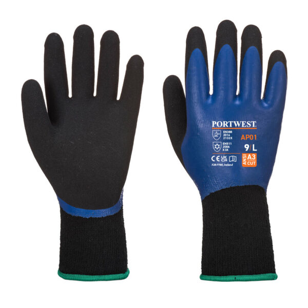 AP01 - Thermo Pro Glove Blue/Black - Image 2