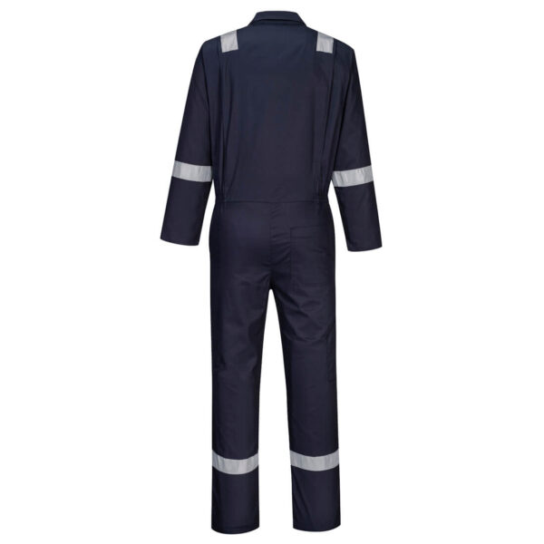 C814 - Iona Enhanced Cotton Coverall Navy - Image 2