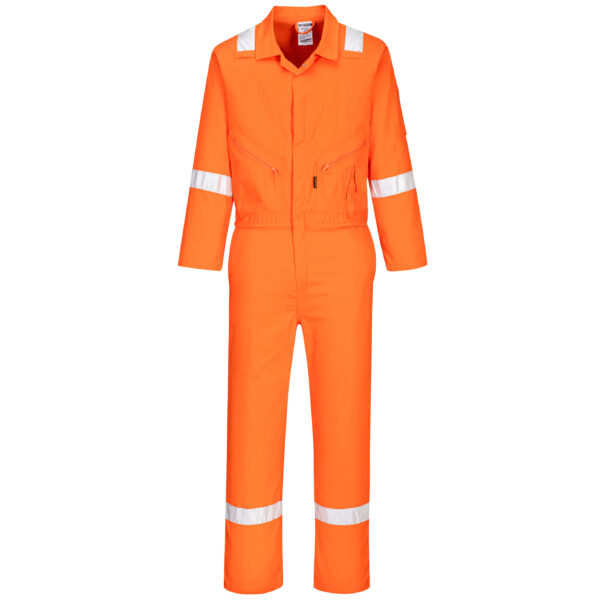 C814 - Iona Enhanced Cotton Coverall Orange