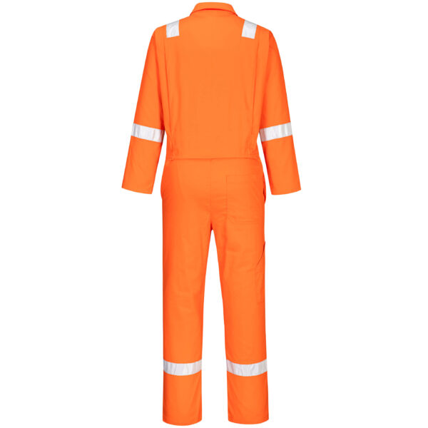 C814 - Iona Enhanced Cotton Coverall Orange - Image 2