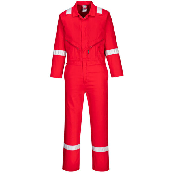 C814 - Iona Enhanced Cotton Coverall Red