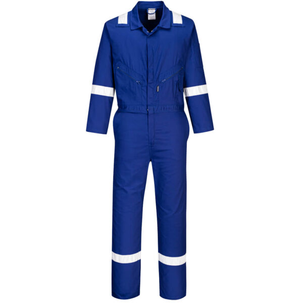 C814 - Iona Enhanced Cotton Coverall Royal Blue