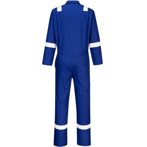 C814 - Iona Enhanced Cotton Coverall Royal Blue - Image 2