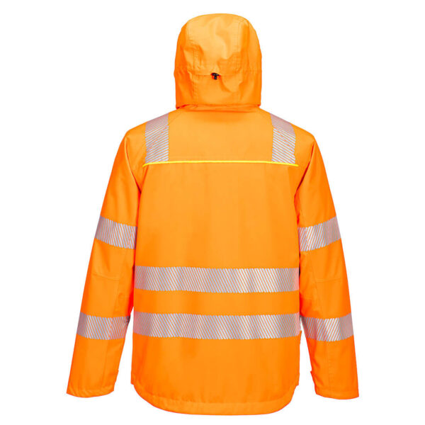 DX462 - DX4 Hi-Vis Shell Rain Jacket available in Orange or Yellow - Image 4