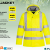 EC60 - Eco Hi-Vis Winter Jacket Yellow - Image 2