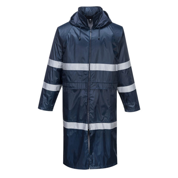 F438 - Iona Enhanced Rain Coat 47"  Navy