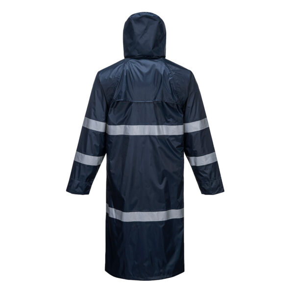 F438 - Iona Enhanced Rain Coat 47"  Navy - Image 2