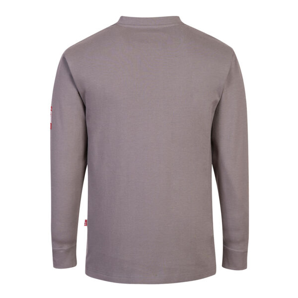 FR32 - FR Antistatic Henley -available in (Gray & Navy) - Image 2