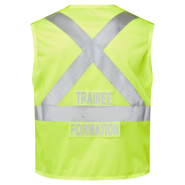 I1715 - Mesh Yard Vest Yellow - Image 2