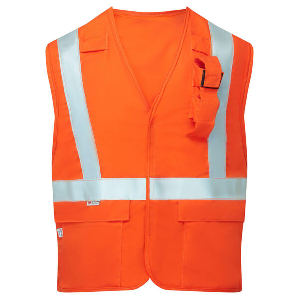IUS1715 - UltraSoft® 7oz FR Yard Vest (Orange)