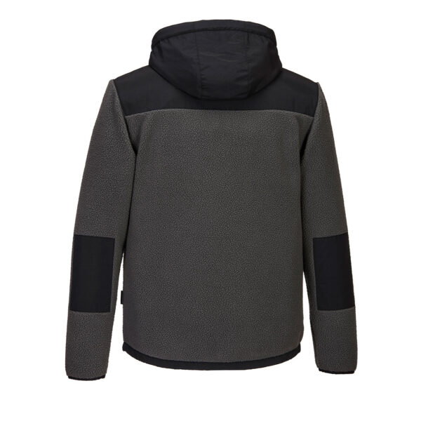 Portwest KX371 - KX3 Borg Fleece Jacket (Black/Gray) - Image 3