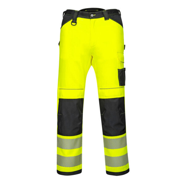 PW340 - PW3 Hi-Vis Work Pants  Yellow/Black