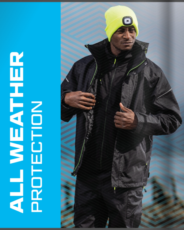 Portwest PW362 - PW3 Winter Jacket Black - Image 5