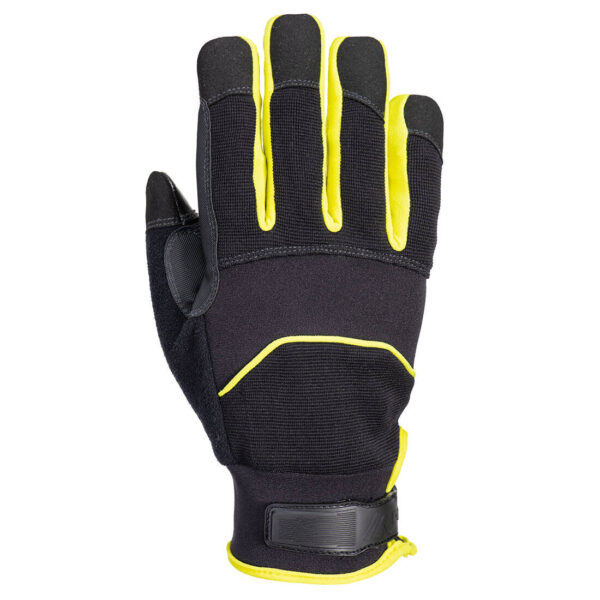 Portwest A792 Needle Resistant Glove - Black/Yellow