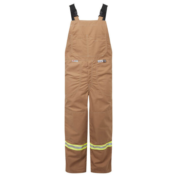 Portwest IAS3122 Avenger 12oz Duck Bib Pants - Brown -Regular