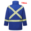 Portwest IAS3215 Avenger 9oz Insulated Parka - Royal Blue - Tall - Image 2