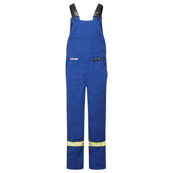 Portwest IUS122 - Ultrasoft 9oz Bib Pants Royal Blue