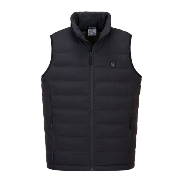 Portwest S558 - Ultrasonic Heated Tunnel Bodywarmer (Black)