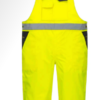 S488 - Hi-Vis Breathable Contrast Rain Bib Overall available in Yellow/Black or Yellow/Navy - Image 7