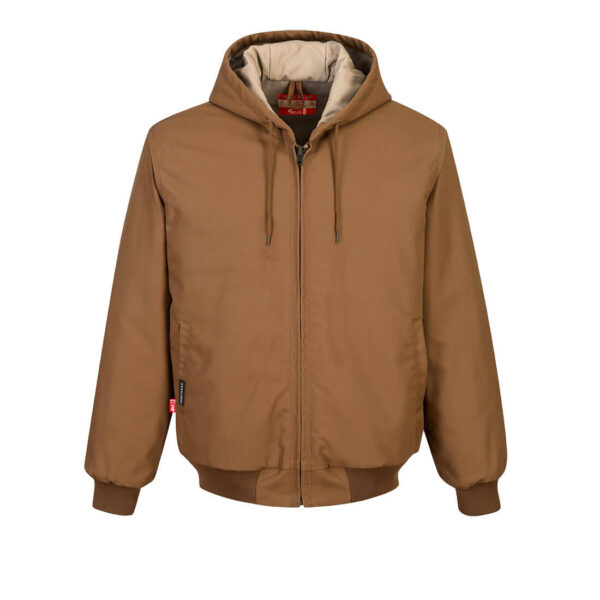 UFR48 - DuraDuck Flame Quilt Lined FR Jacket Brown