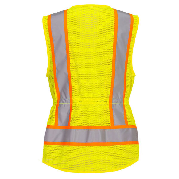 US392 - Hi-Vis Women's Executive Vest  Yellow - Image 2