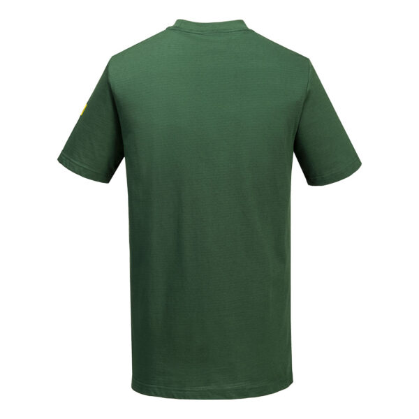 AS20 - Anti-Static ESD T-Shirt S/S  Forest Green - Image 2