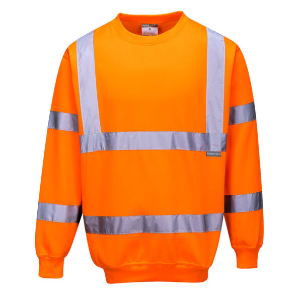 B303 - Hi-Vis Sweatshirt  Orange