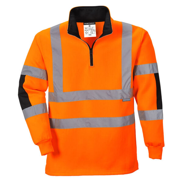 B308 - Xenon High Visibility Rugby Shirt  orange