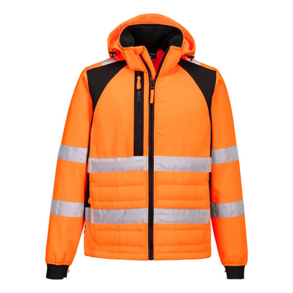 CD863 - WX2 Eco Hi-Vis Hybrid Jacket  Orange/Black