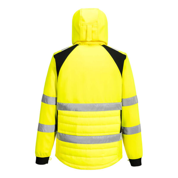 CD863 - WX2 Eco Hi-Vis Hybrid Jacket  Yellow/Black - Image 2