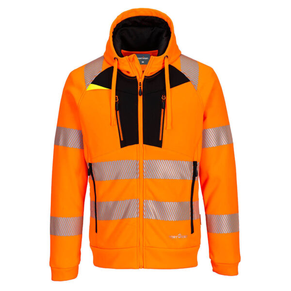 DX484 - DX4 Hi-Vis Hoodie  Orange/Black