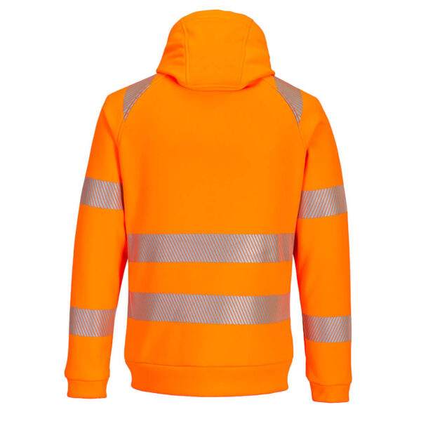 DX484 - DX4 Hi-Vis Hoodie  Orange/Black - Image 2