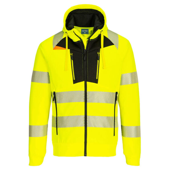 DX484 - DX4 Hi-Vis Hoodie  Yellow/Black