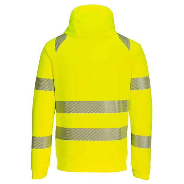 DX484 - DX4 Hi-Vis Hoodie  Yellow/Black - Image 2