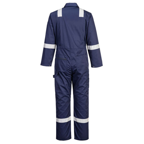 F813 - Iona Polycotton Coverall Navy - Image 2