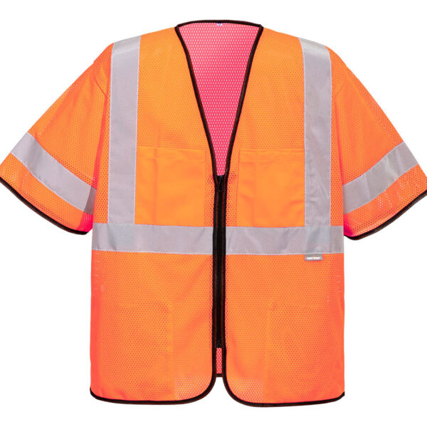 US397 - Hi-Vis Tampa Mesh Class 3 Vest  Orange