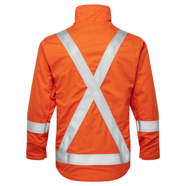 IUS412 - Ultrasoft 7oz Skyline Summer Bomber Jacket  Orange - Image 2