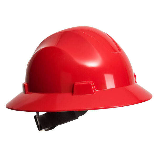 PS56 - Full Brim Premier Hard Hat Red