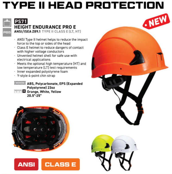 PS71 - Height Endurance Pro E Helmet Orange - Image 3