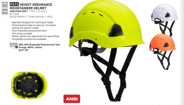 PS73 - Height Endurance Mountaineer Helmet White - Image 3