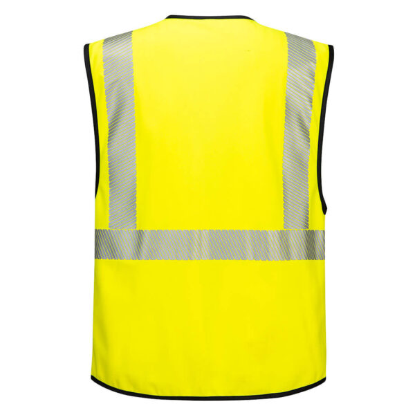 PW309 - PW3 Hi-Vis Executive Vest Yellow/Black - Image 3