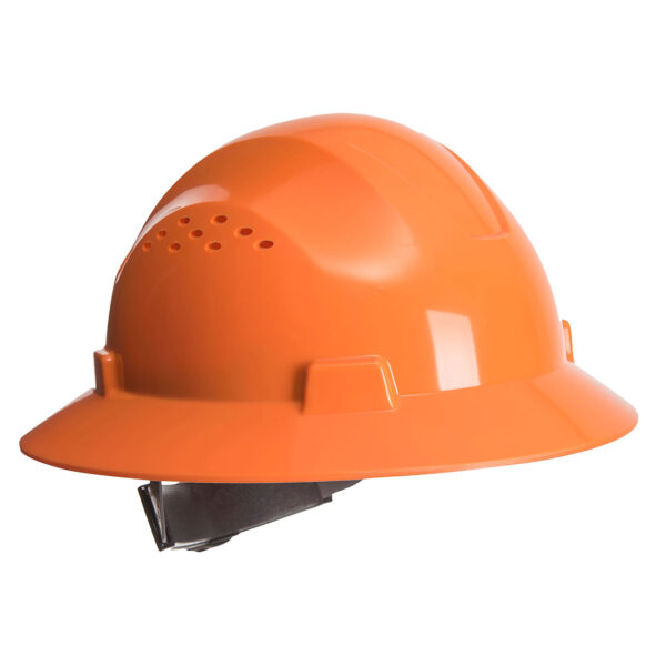 PW52 - Full Brim Premier Hard Hat Vented Orange