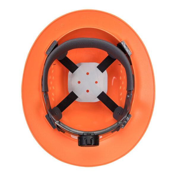 PW52 - Full Brim Premier Hard Hat Vented Orange - Image 2