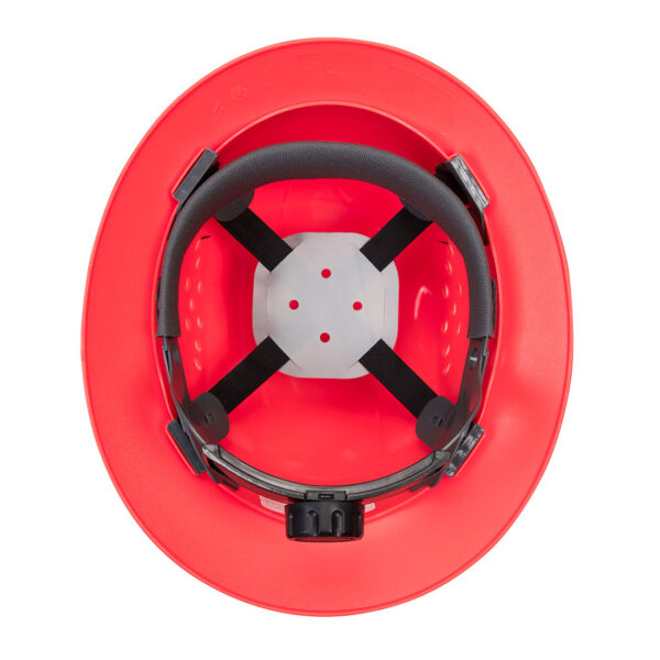 PW52 - Full Brim Premier Hard Hat Vented Red - Image 3