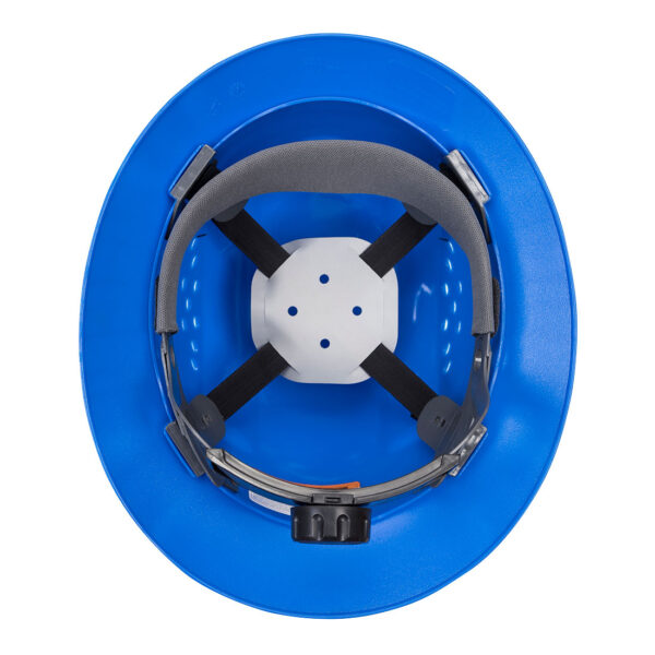 PW52 - Full Brim Premier Hard Hat Vented Royal Blue - Image 3