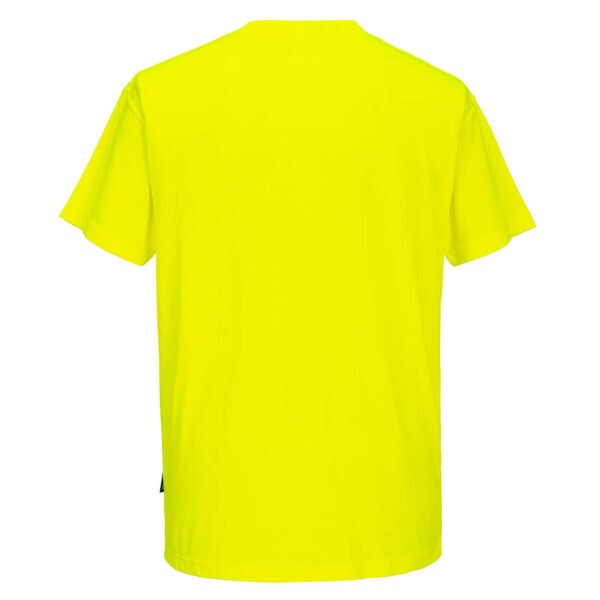 S577- Cotton Blend Hi-Vis T-Shirt Yellow - Image 2